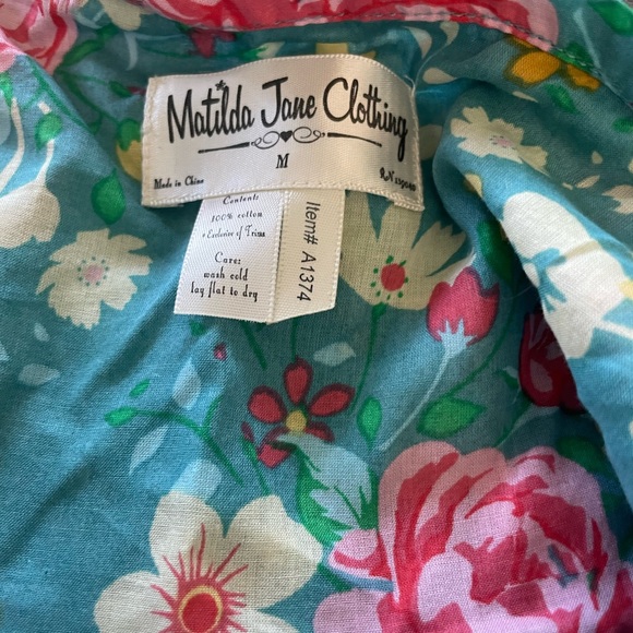 Matilda Jane Good Hart Weekender Flowered Skirt Medium - Picture 3 of 5